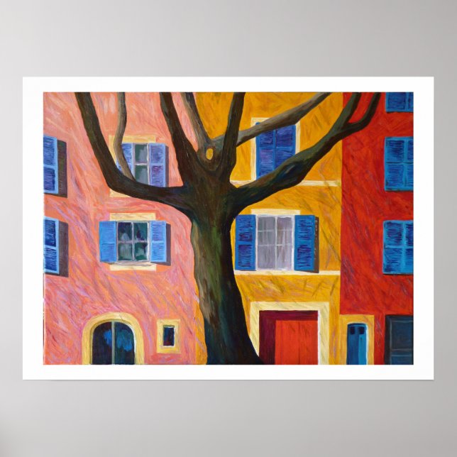 Affiches village de Provence (Devant)