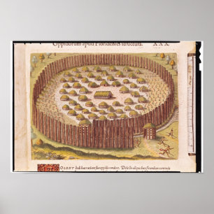 Affiches Village indien fortifié, de 'Brevis 2