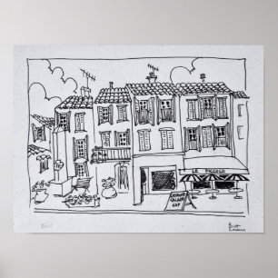 Affiches Village médiéval de Biot, France