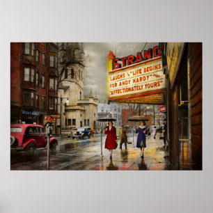 Affiches Ville - Amsterdam NY - La vie commence 1941