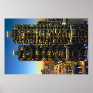 Affiches Ville Chicago de marina