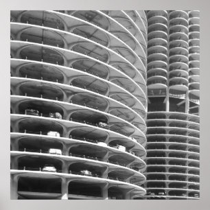 Affiches Ville Chicago de marina