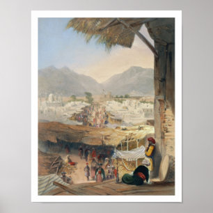 Affiches Ville de Kandahar, son bazar principal et sa citad