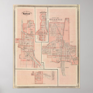 Affiches Ville de Kokomo, Howard Co avec Marion