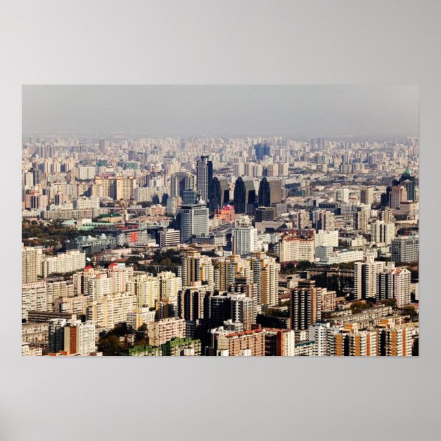 Affiches Ville de Pékin élevée (Devant)