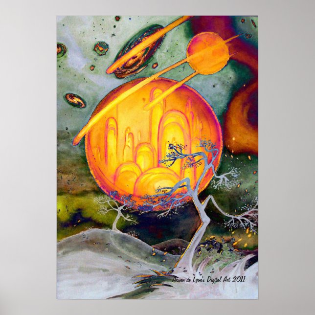 Affiches Ville de Phsychedelic (Devant)