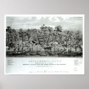 Affiches Ville de Sacramento, la Californie