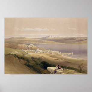 Affiches Ville de Tibériade sur la mer de Galilée