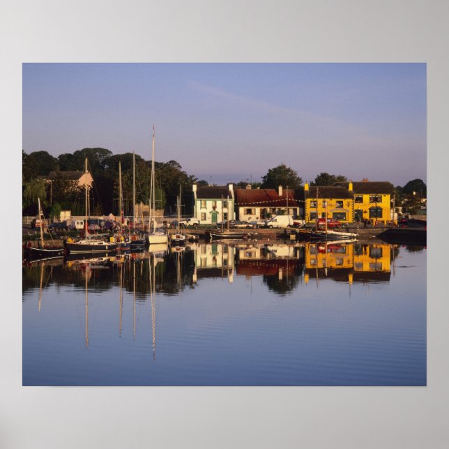 Affiches Ville et port, Kinvarra, comté de Galway, (Devant)