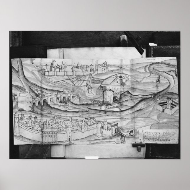 Affiches Ville et village de Carcassonne, 1462 (Devant)