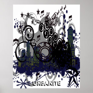 Affiches Ville Grunge