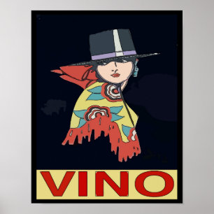 Affiches Vin espagnol, Vino