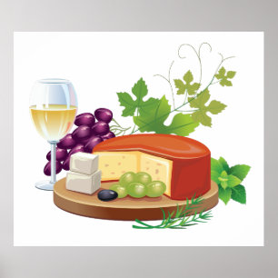 Affiches Vin et fromage