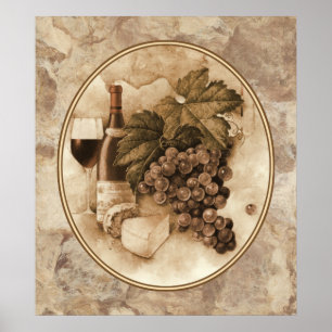 Affiches Vin et fromage