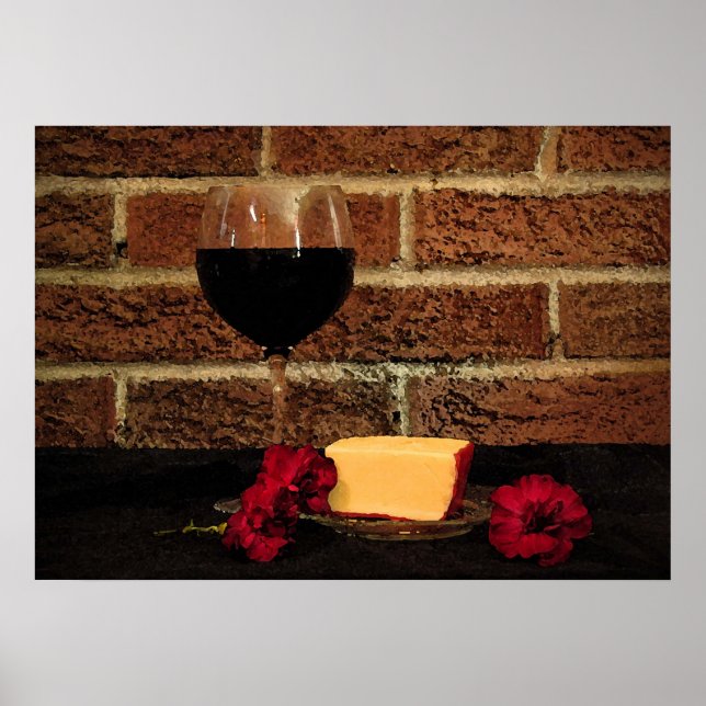 Affiches Vin et fromage (Devant)