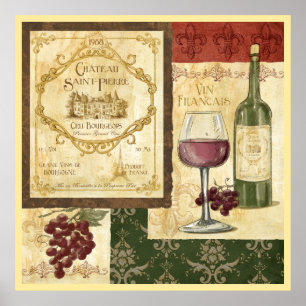 Affiches Vin Francais