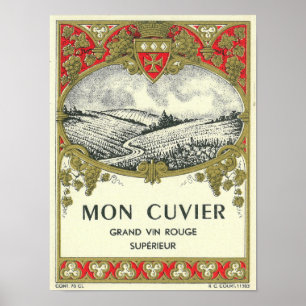 Affiches Vin LabelEurope de lundi Cuvier