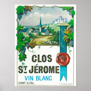 Affiches Vin LabelEurope de St Jermoe de Clos