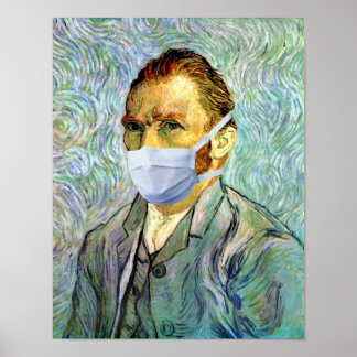 Affiches Vincent Van Gogh Autoportrait Avec Cuillère De Mas