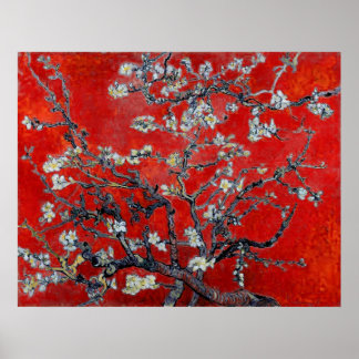 Affiches Vincent van Gogh ~ Branches Avec Fleur D'Amandes