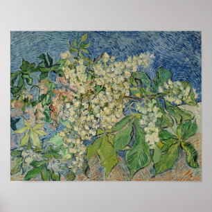 Affiches Vincent van Gogh   Branches en fleurs de châtaigni
