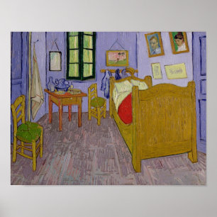 Affiches Vincent van Gogh chambre à coucher de   Van Gogh