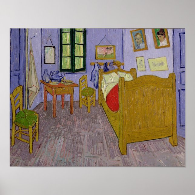Affiches Vincent van Gogh | Chambre de Van Gogh à Arles (Devant)