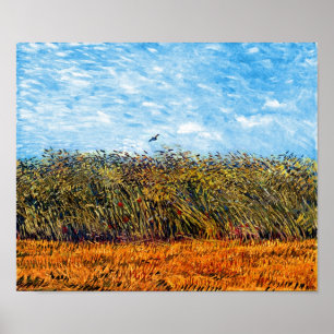 Affiches Vincent Van Gogh - Champ de blé avec une alouette