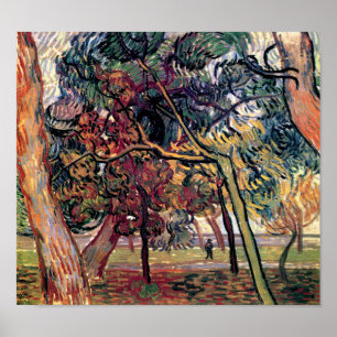 Affiches Vincent Van Gogh - Étude de pins Art fin