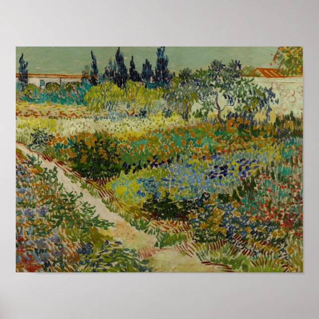 Affiches Vincent van Gogh - Jardin à Arles (Devant)