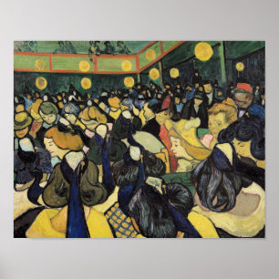 Affiches Vincent van Gogh   la salle de danse chez Arles,