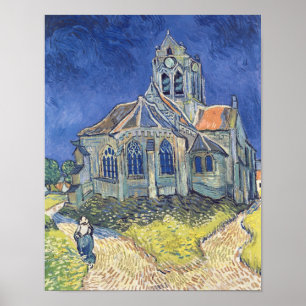 Affiches Vincent van Gogh L'église d'Auvers-sur-Oise