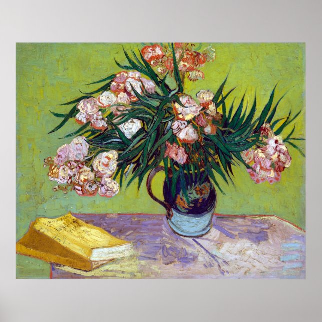 Affiches Vincent van Gogh Oleanders (Devant)