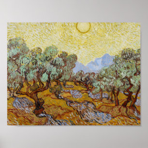 Affiches Vincent van Gogh - Olive Trees