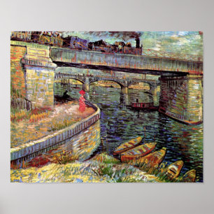Affiches Vincent Van Gogh - Ponts Sur La Seine