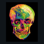 Affiches Vincent Van Gogh - Pop Art Halloween Crâne<br><div class="desc">Huile sur toile de 1887 transformée en crâne pop art psychédélique original. Idéal pour Halloween ou juste flipper les gens. Contrairement à des magasins similaires, Art Lover's Cafe présente des oeuvres d'art classiques à haute résolution qui ont été restaurées, équilibrées et retouchées avec soin afin d'éliminer les taches et les...</div>