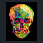 Affiches Vincent Van Gogh - Pop Art Halloween Crâne<br><div class="desc">Huile sur toile de 1887 transformée en crâne pop art psychédélique original. Idéal pour Halloween ou juste flipper les gens. Contrairement à des magasins similaires, Art Lover's Cafe présente des oeuvres d'art classiques à haute résolution qui ont été restaurées, équilibrées et retouchées avec soin afin d'éliminer les taches et les...</div>