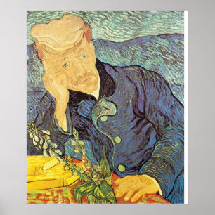 Affiches Vincent van Gogh - Portrait du docteur Gachet