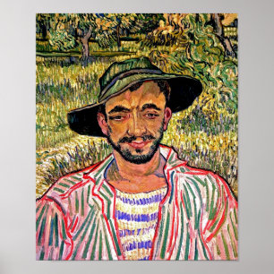 Affiches Vincent Van Gogh - Portrait D'Un Jeune Paysan
