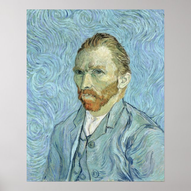 Affiches Vincent van Gogh | Self Portrait 1889 (Devant)