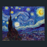 Affiches VINCENT VAN GOGH - Starry night 1889<br><div class="desc">VINCENT VAN GOGH - Starry night 1889</div>