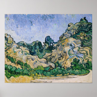 Affiches Vincent van Gogh | The Alpilles, 1889