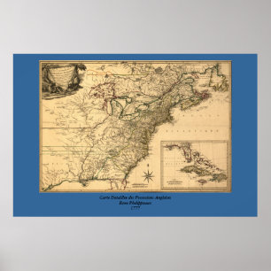 Affiches Vintage 1777 American Disparitions by Phelippeaux