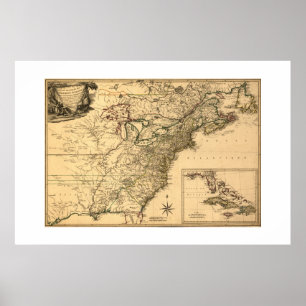 Affiches Vintage 1777 American Disparitions by Phelippeaux