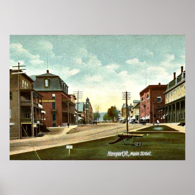 Affiches Vintage, 1908, Newport, Vermont (Devant)