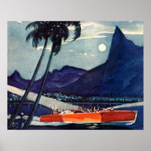 Affiches Vintage Antique Dodge Moteur Bateau Lycoming Sea