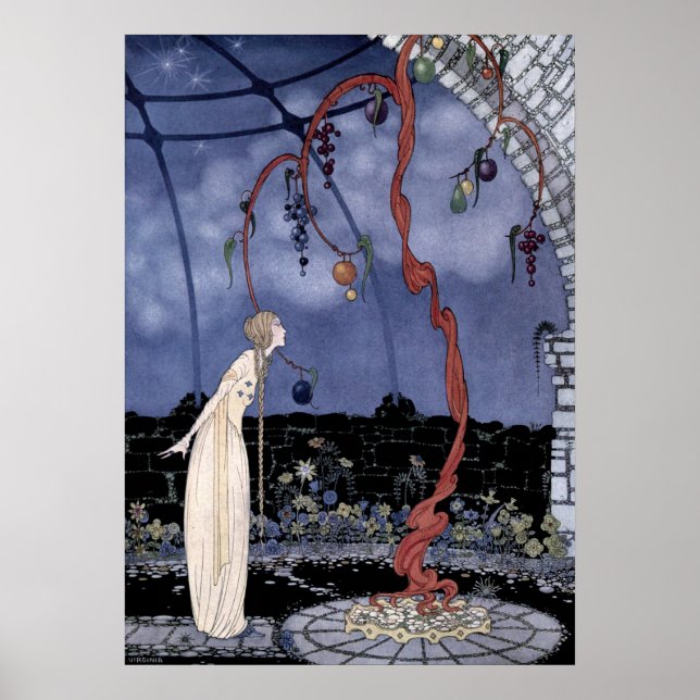 Affiches Vintage Art Nouveau Vieux contes de fées (Devant)