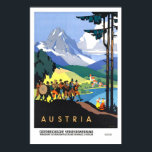 Affiches Vintage, Autriche<br><div class="desc">Affiche de voyage vintage pour l'Autriche.</div>