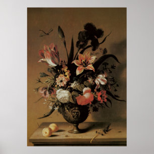Affiches Vintage Baroque, Floral Fleurs de Vase