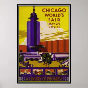 Affiches Vintage Chicago, USA -
